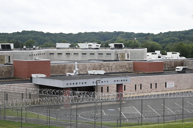 Exterior view of prison