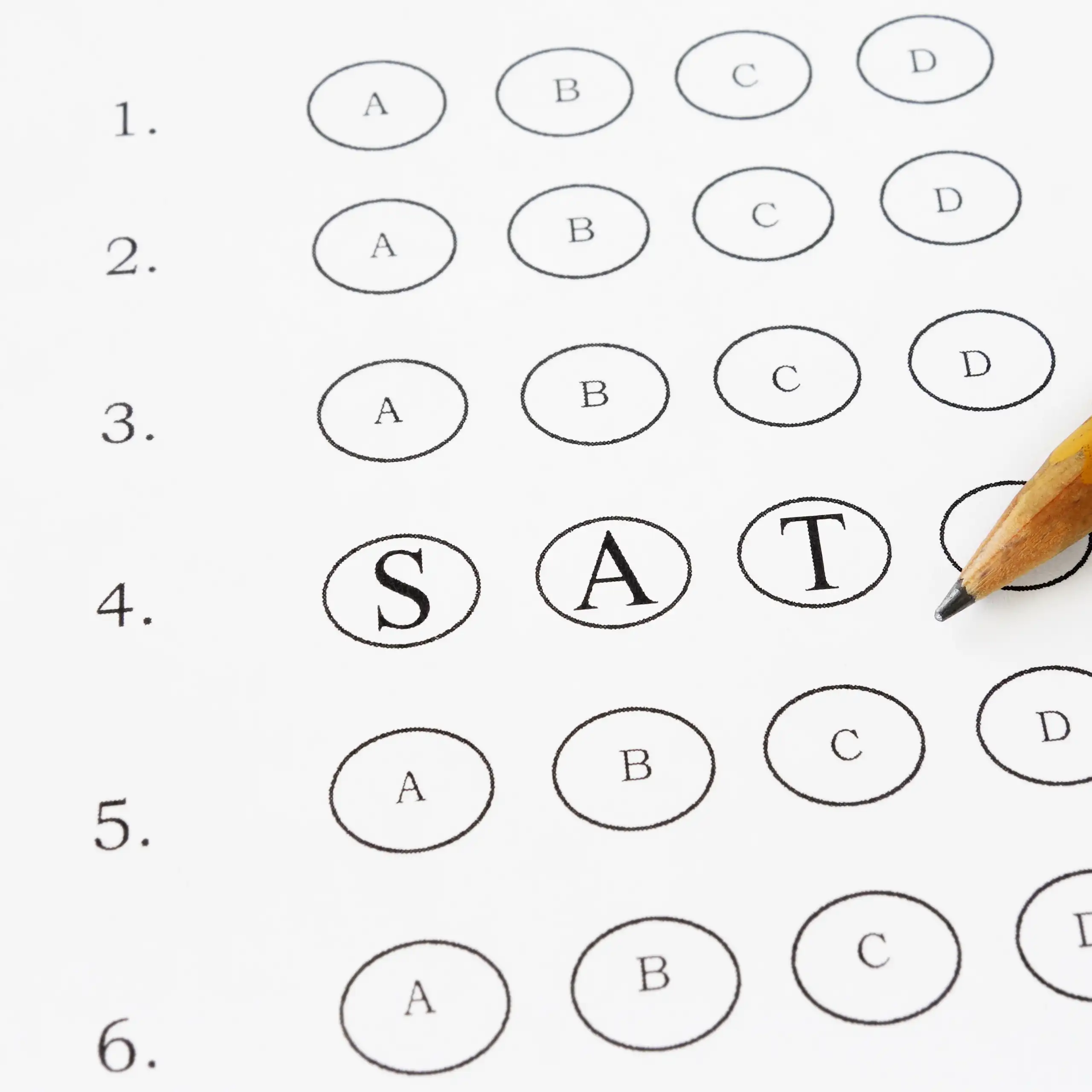 Un questionnaire à choix multiple.