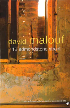 book cover - 12 Edmondstone Street - brown peeling windowframe