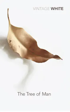book cover - Tree of Man - a leaf