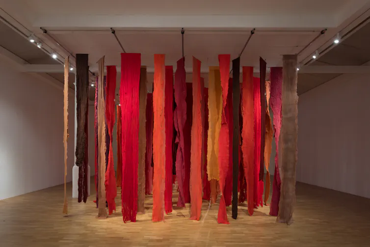 Quipu Menstrual 1 (unknotted), 2006/2024.