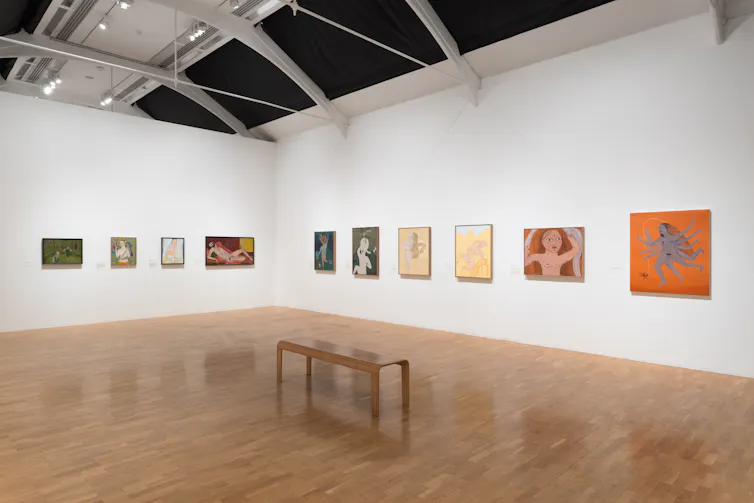 Cecilia Vicuña's paintings on show at Whitechapel Gallery.