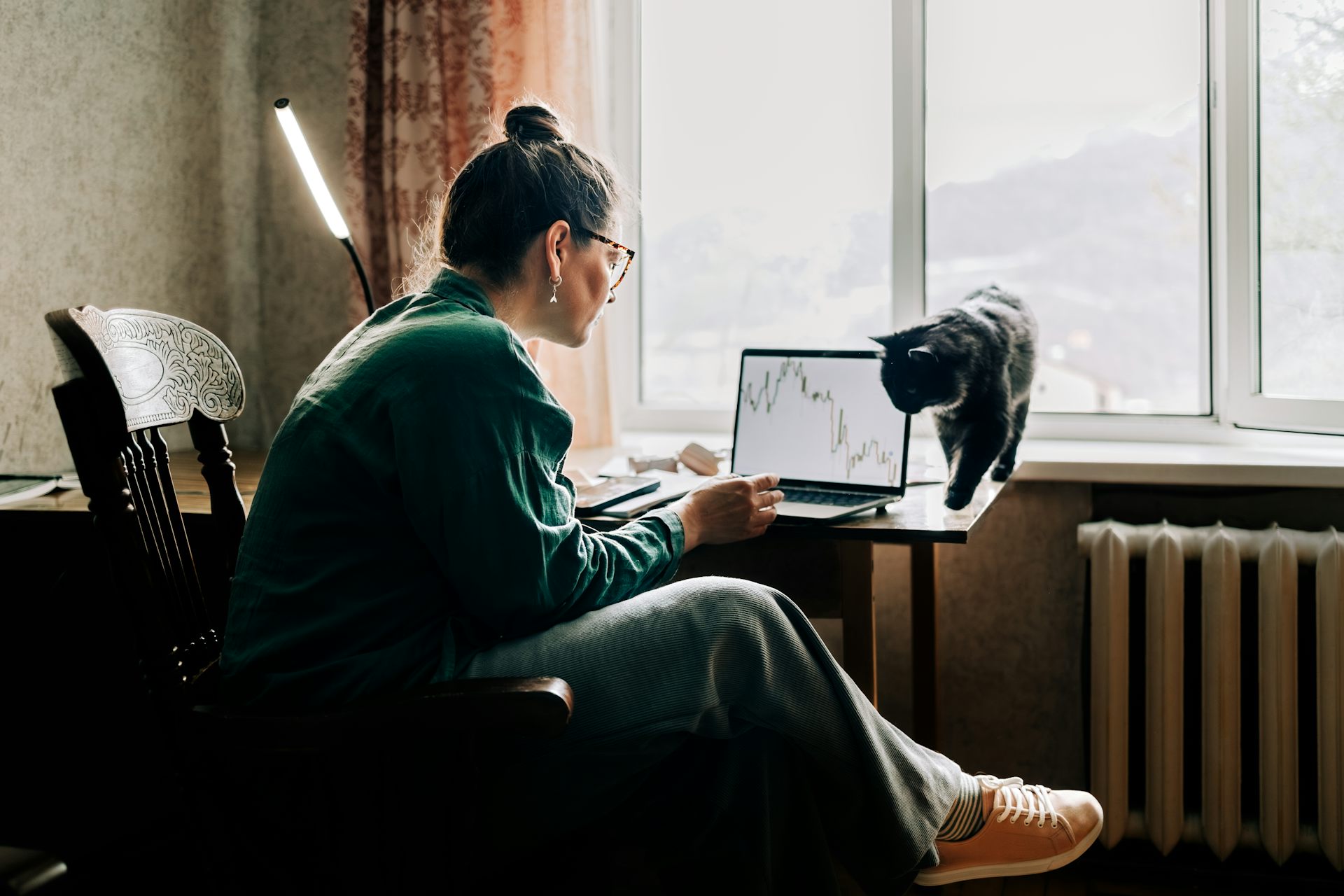 When you’re a remote employee, you may get more quality time with your pets. Moment/Getty Images