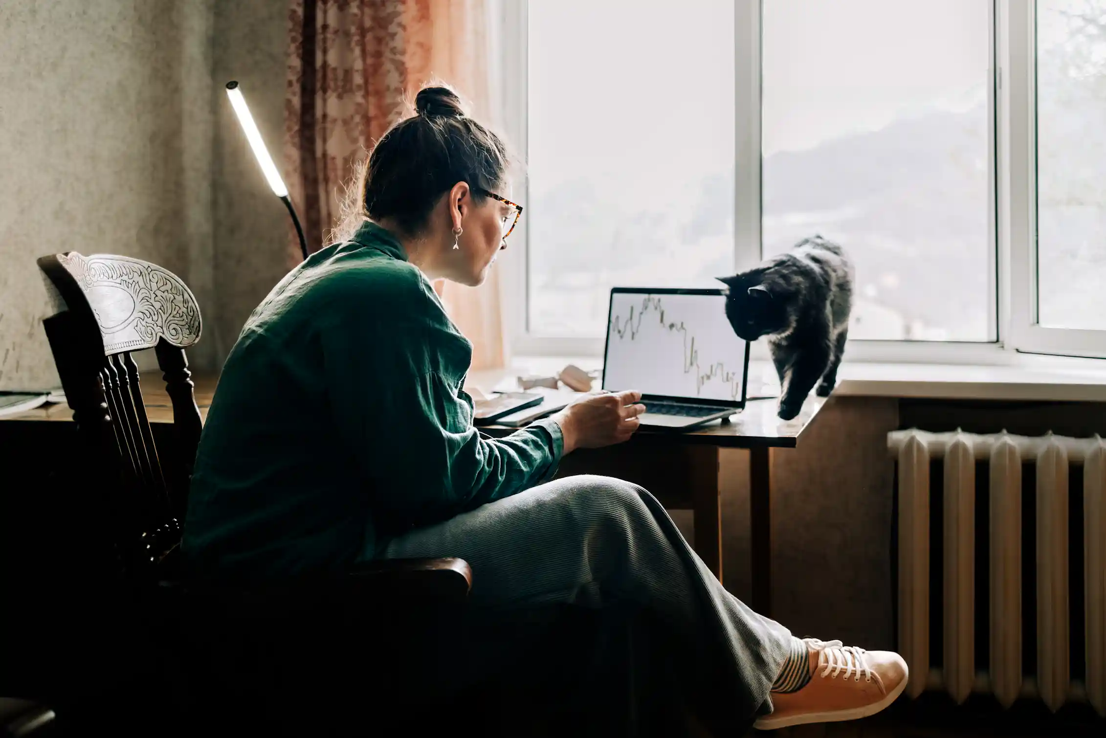 When you’re a remote employee, you may get more quality time with your pets. Moment/Getty Images