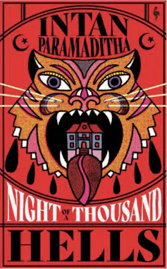 The book cover of a novel called Night of a Thousand Hells.