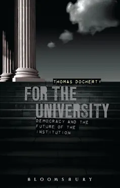 Book cover: For the University