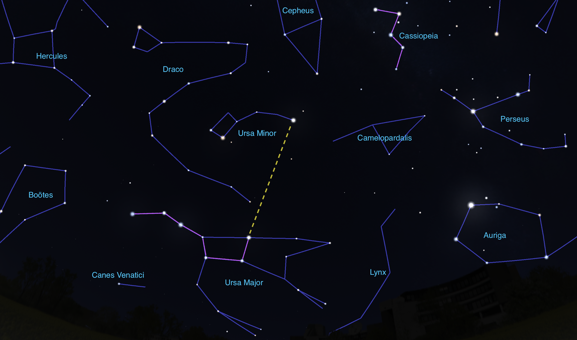 Constellation map