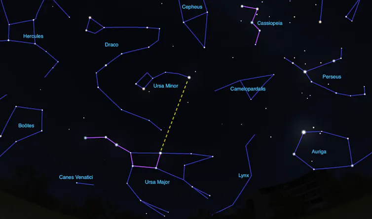Constellation map