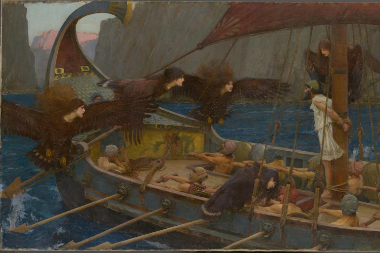 Ulysses and the Sirens by John William Waterhouse (1891)