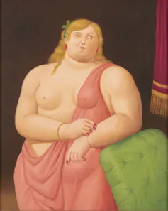 Painting of a nude Roman woman