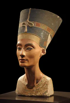 The Nefertiti Bust that remains in Berlin.