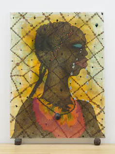 No Woman No Cry by Chris Ofili (1998).