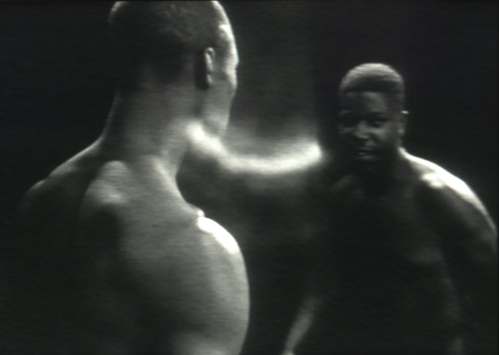 Still from Bear by Steve McQueen (1993).