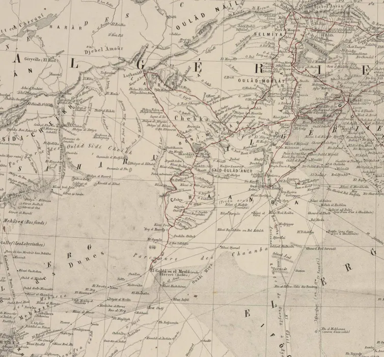 An old map.