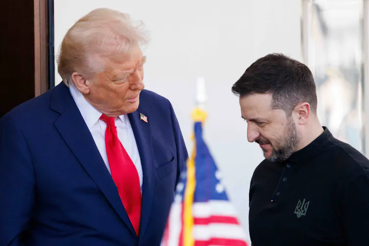President Donald Trump welcomes Ukrainian President Volodymyr Zelensky to the White House