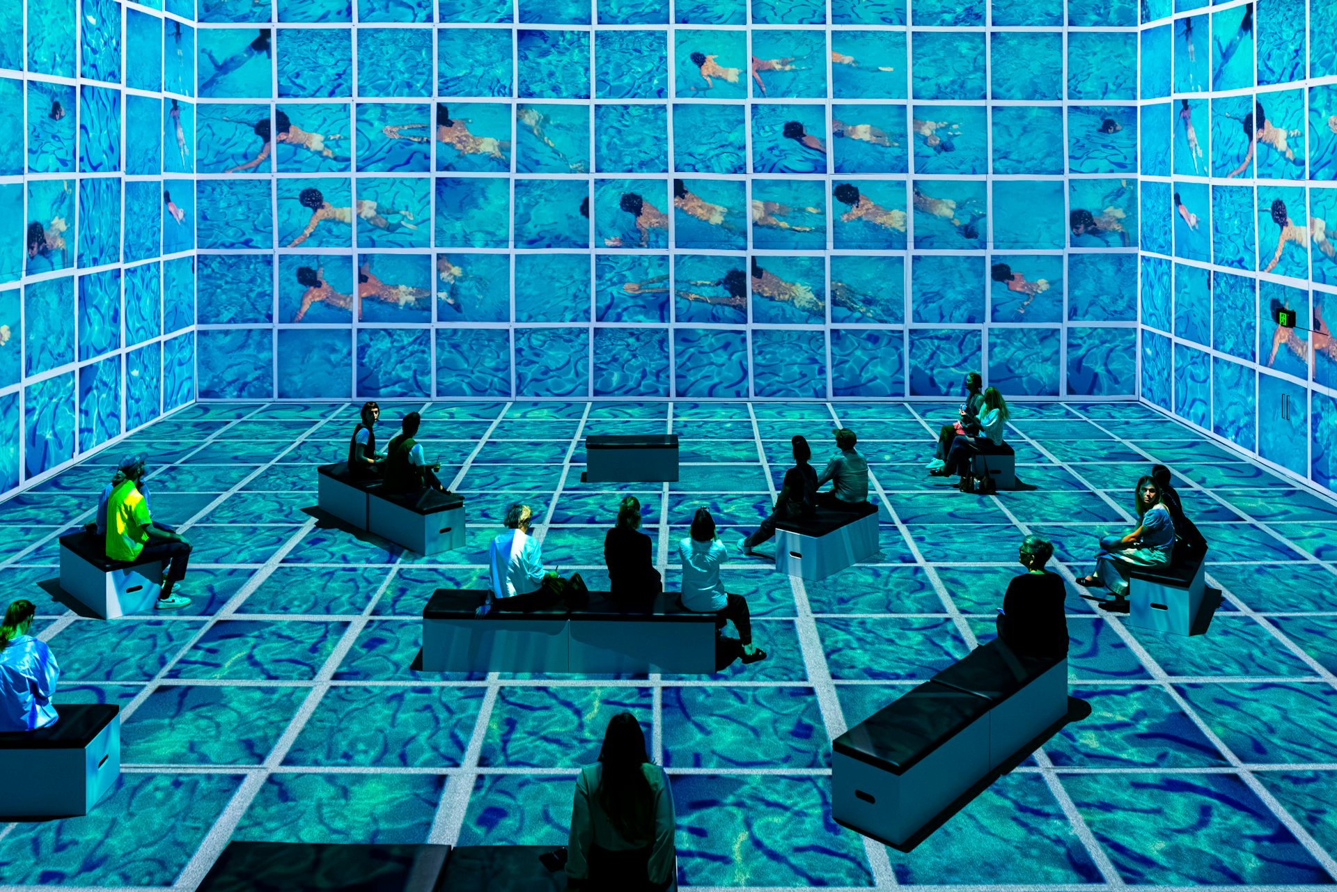 David Hockney: the celebrated artist is bigger in this immersive digital spectacle, but not closer