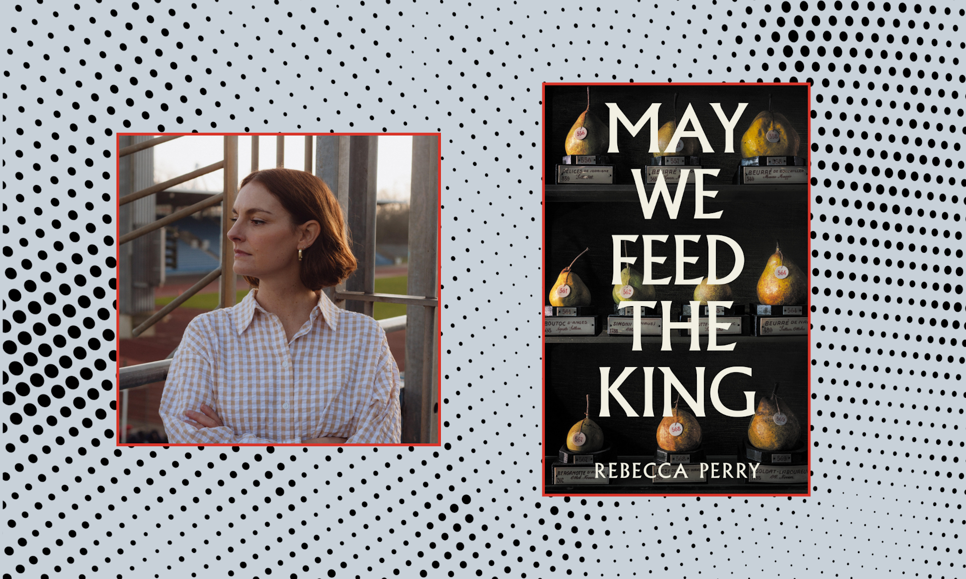Rebecca Perry and book cover