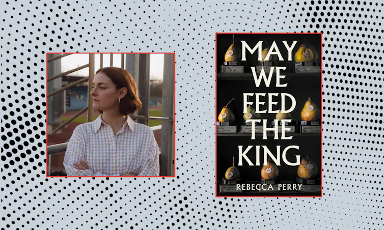 Rebecca Perry and book cover