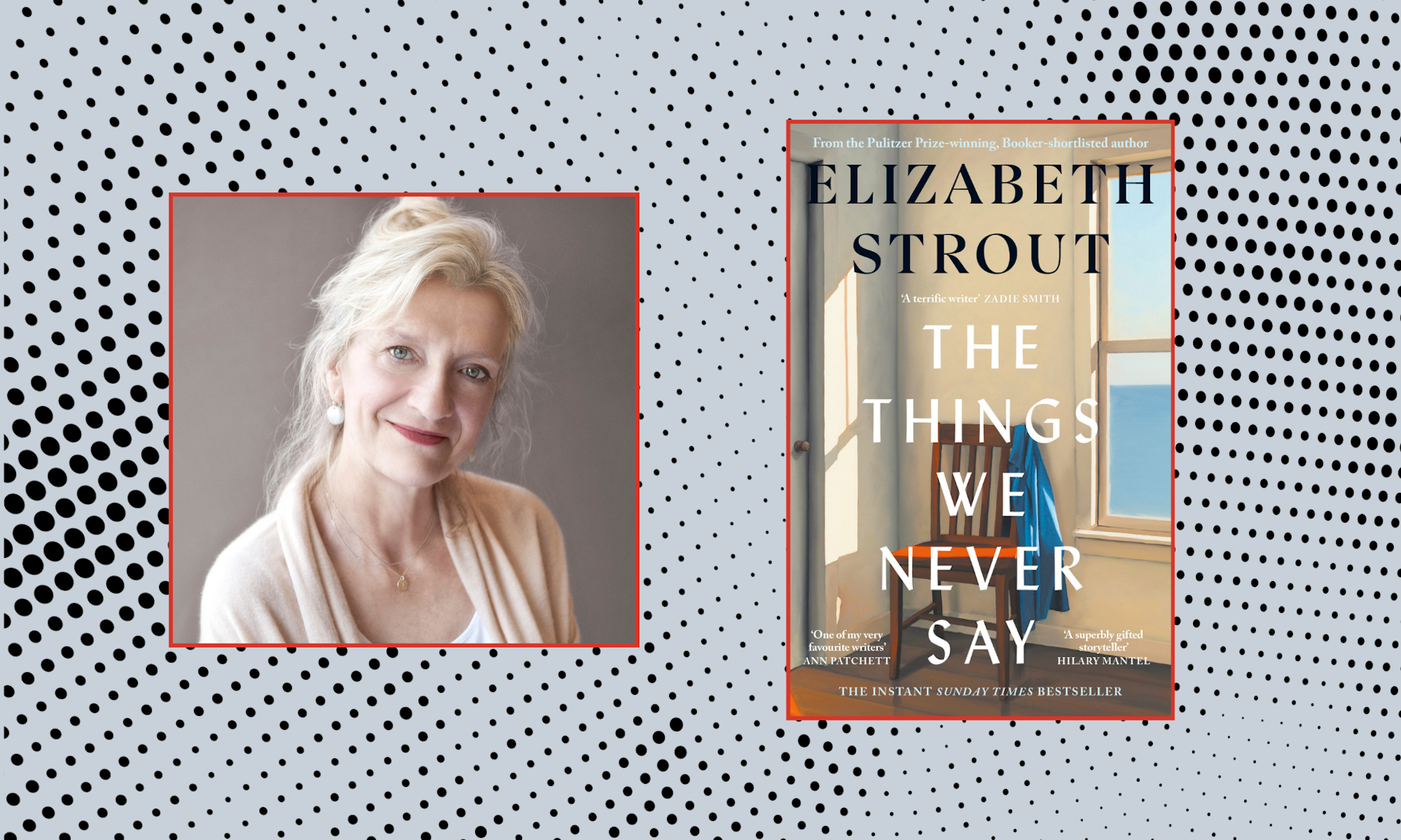 Elizabeth Strout and book cover