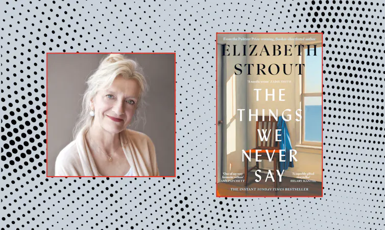 Elizabeth Strout and book cover