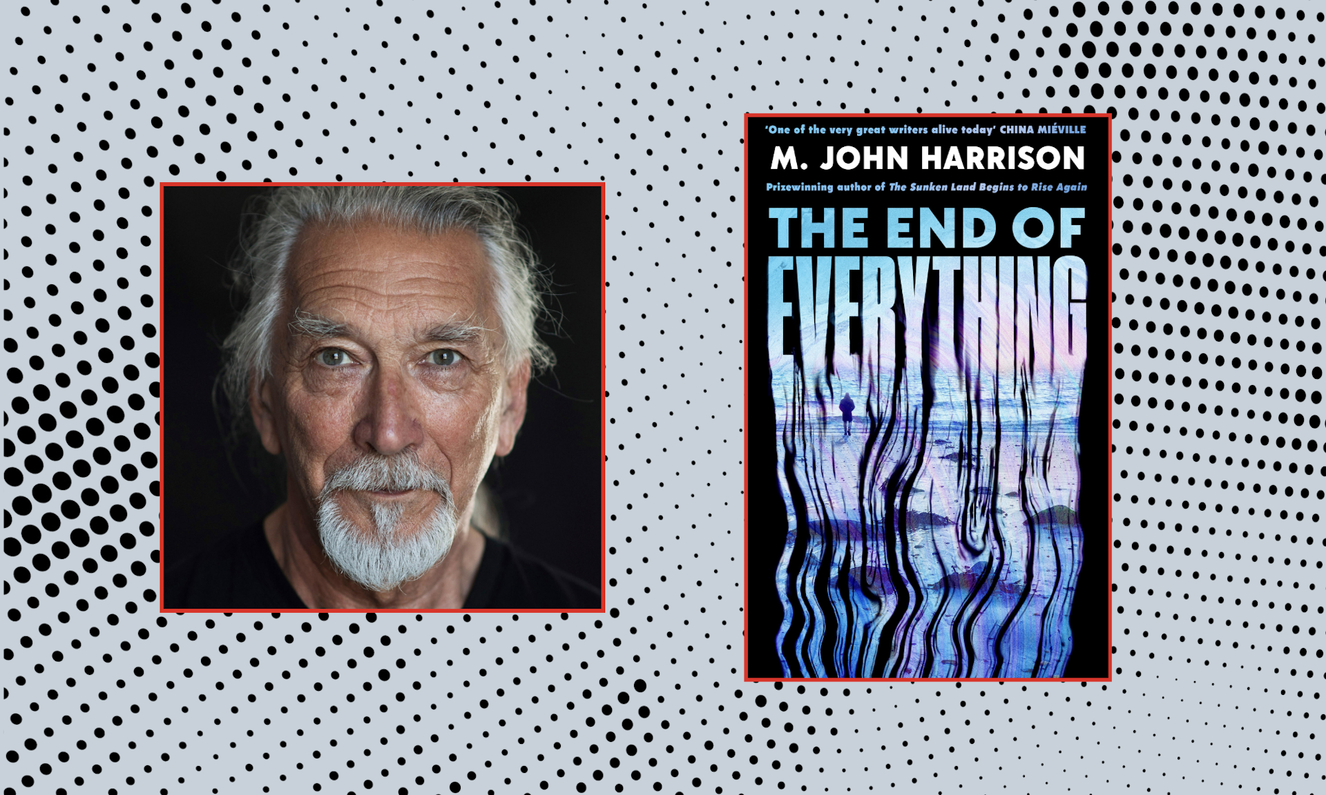 M. John Harrison and book cover