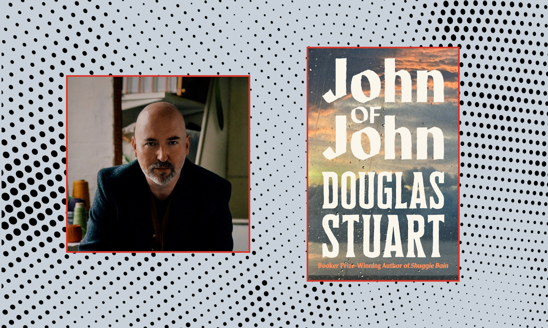Douglas Stuart and book cover