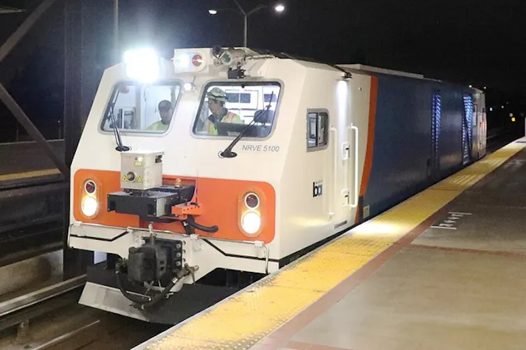 BART Rail Inspection Vehicle.