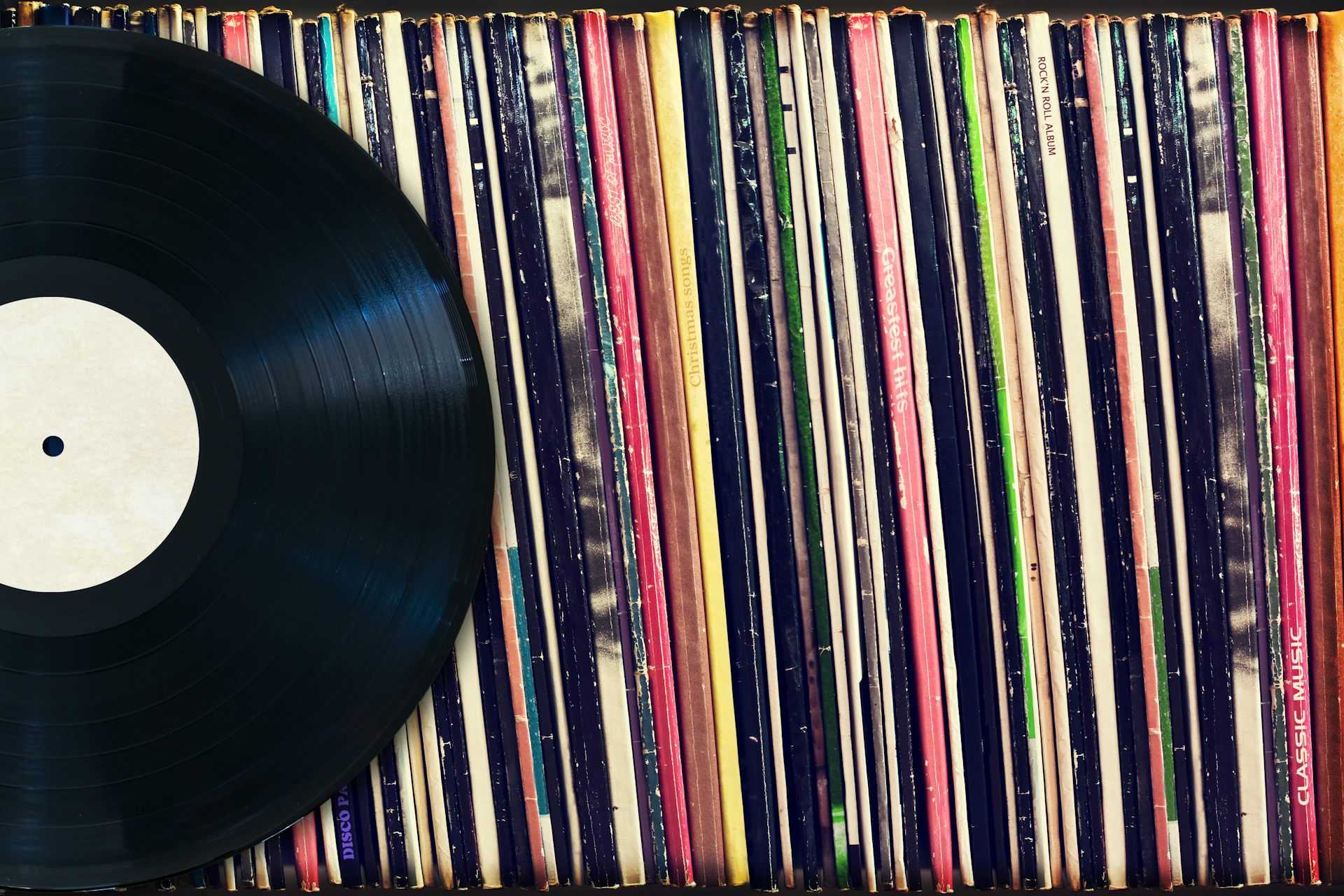 1428 Vinyl Record Wallpaper Stock Photos HighRes Pictures and Images   Getty Images