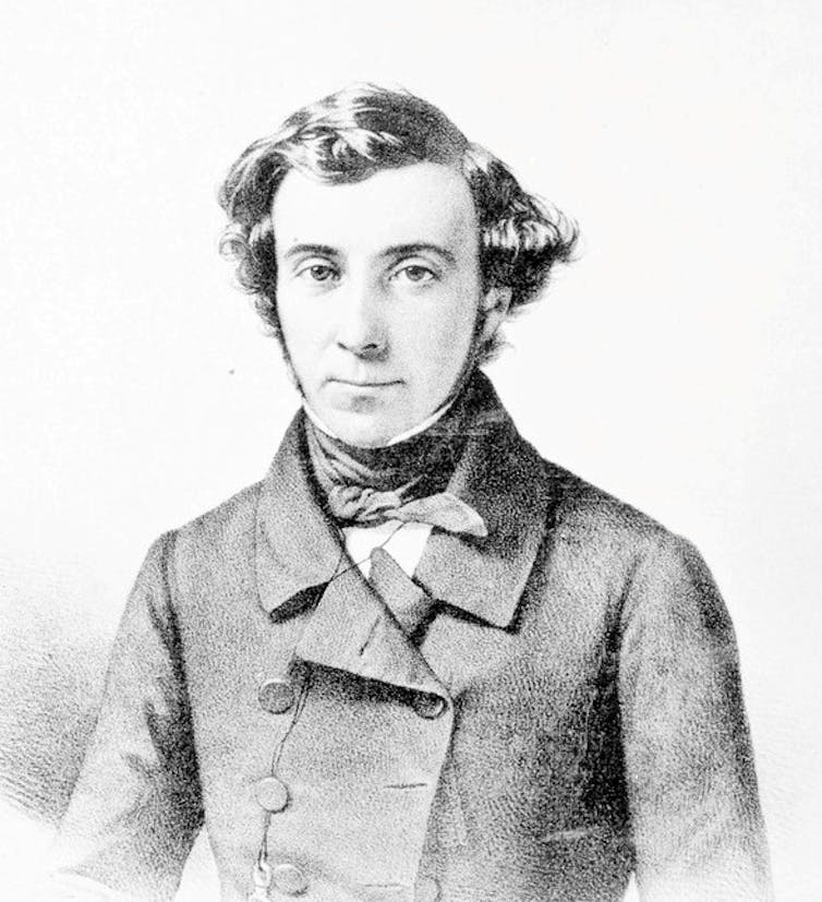 what is tocqueville's main thesis in democracy in america