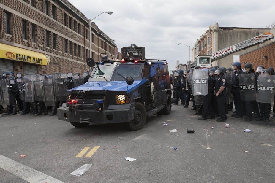 What led to the Baltimore riots?