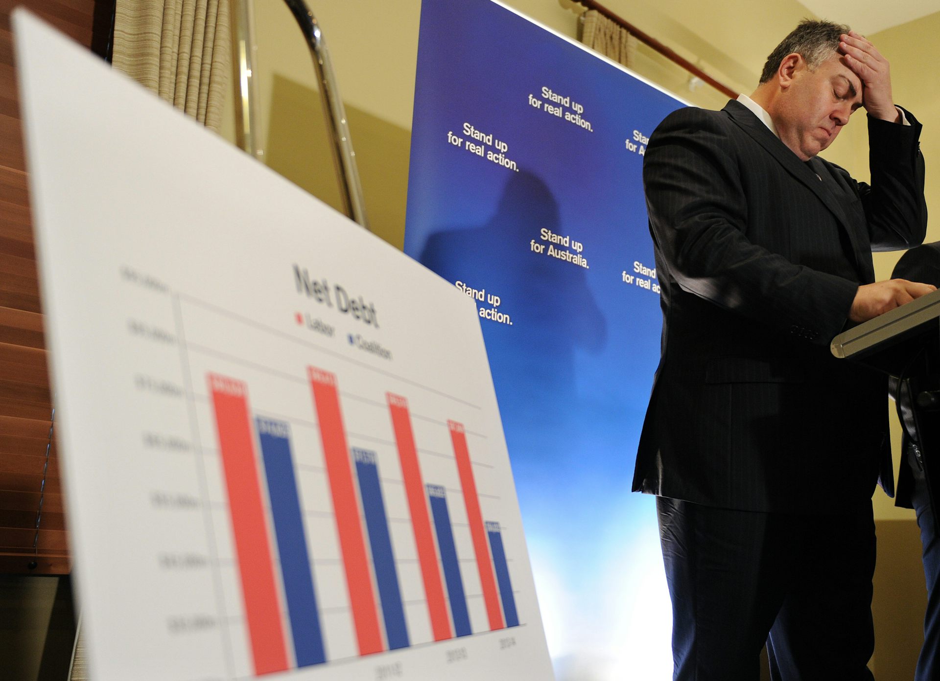 Debt disaster is so last year - now Hockey's giving a helping hand