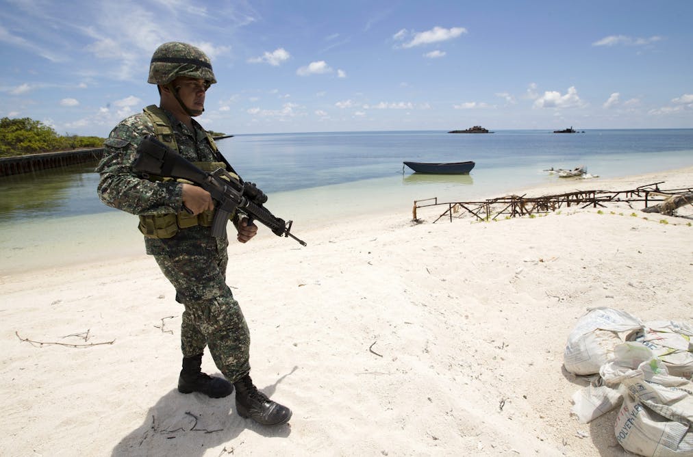 Image result for The US military maintain frequent patrols of the South China Sea in an attempt to keep China's territorial ambitions at bay