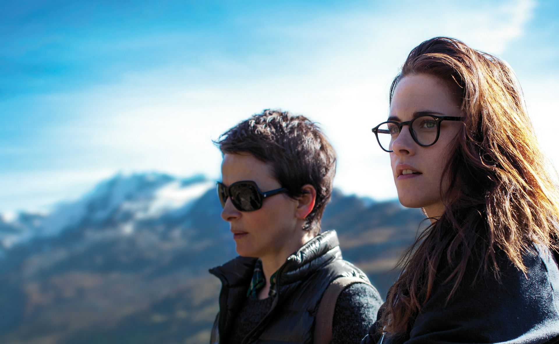 Juliette Binoche and Kristen Stewart act each other off the screen in Clouds of Sils Maria