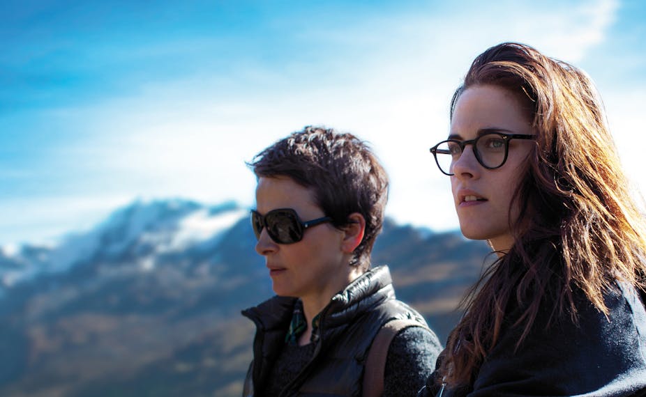 Juliette Binoche and Kristen Stewart act each other off the screen in Clouds of Sils Maria
