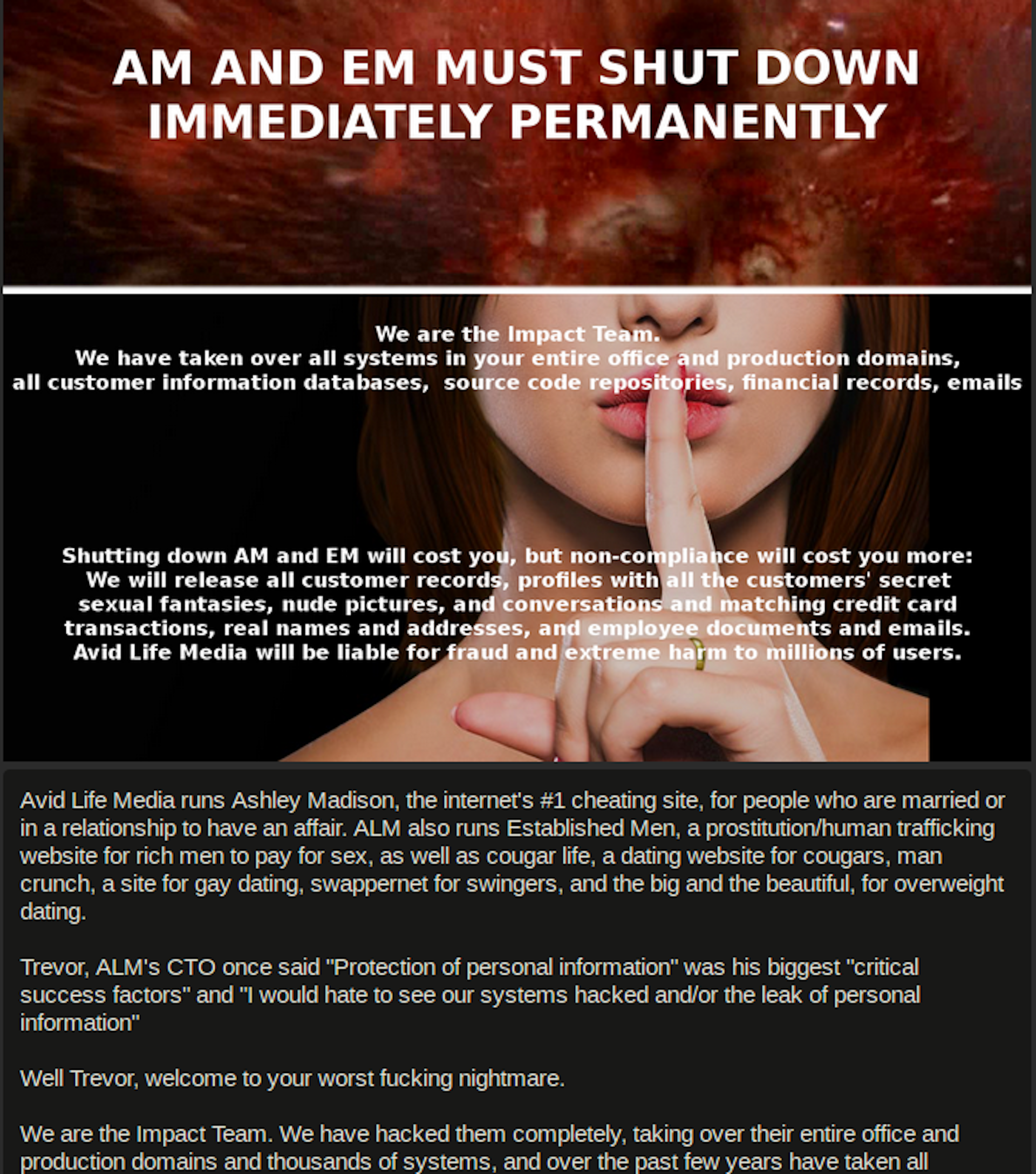 Ashley Madison breach reveals the rise of the moralist hacker photo