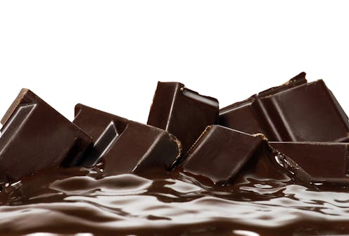 Image result for dark chocolate melting