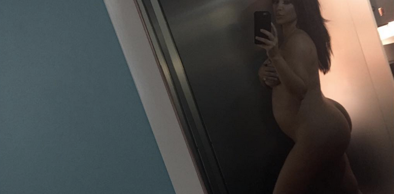 No, Kim Kardashian's pregnant selfie is not a work of art.