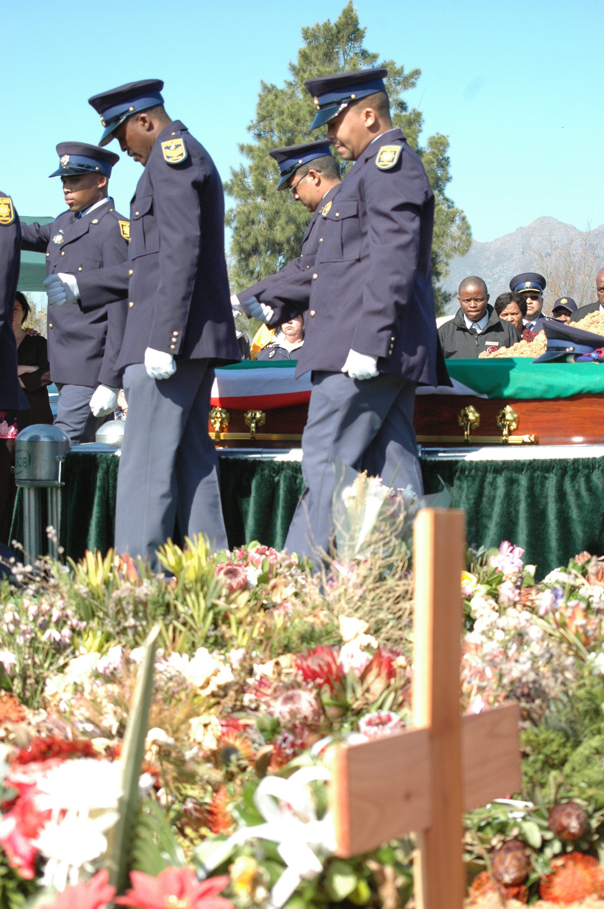 Reflections on police funerals what they say about South Africa's