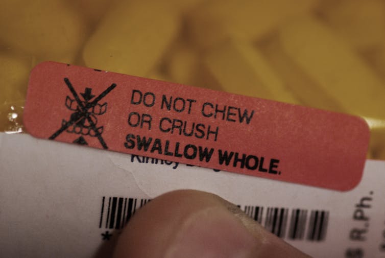 is it ok to chew or crush your medicine