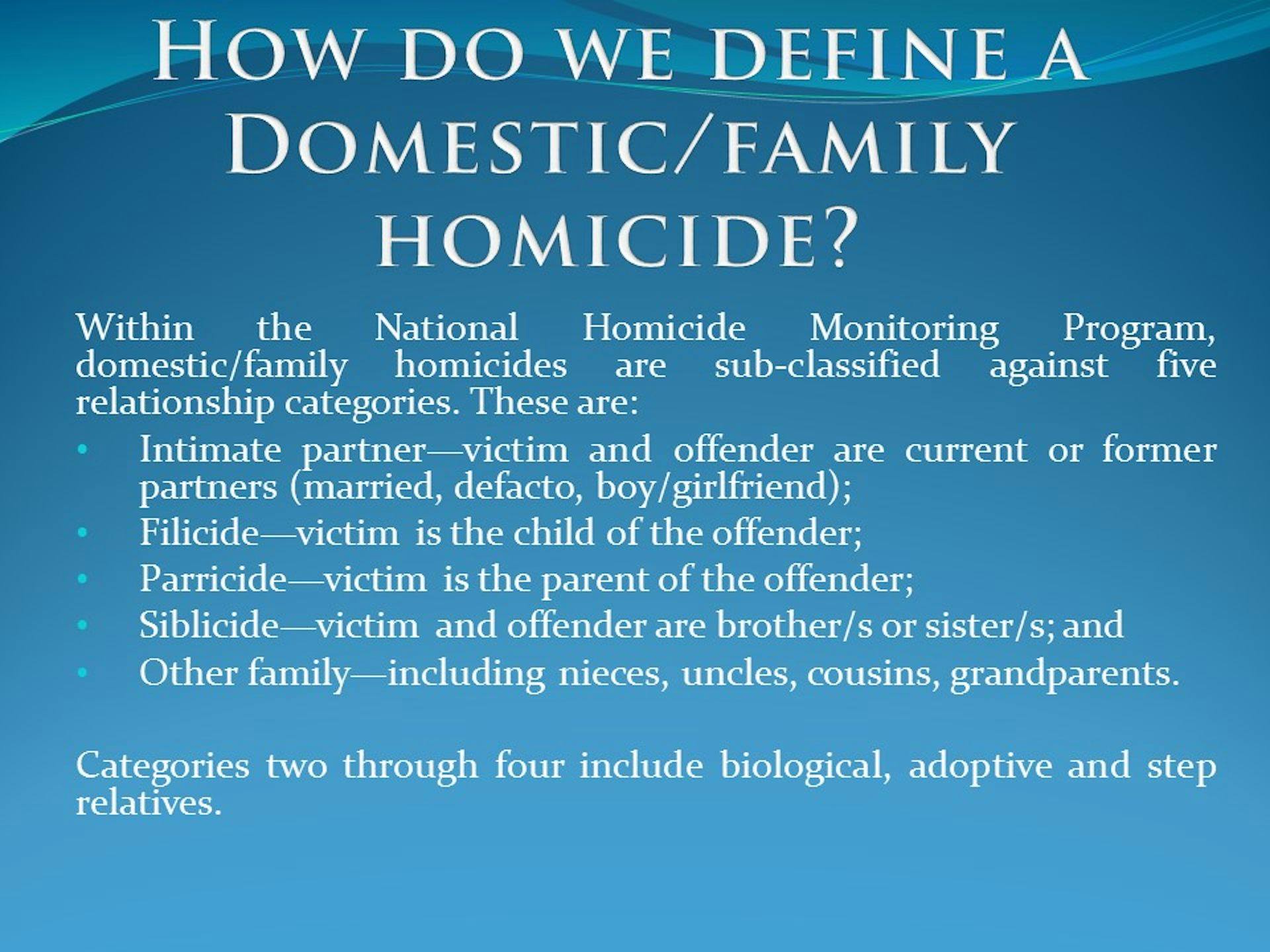 definition domestic violence australia