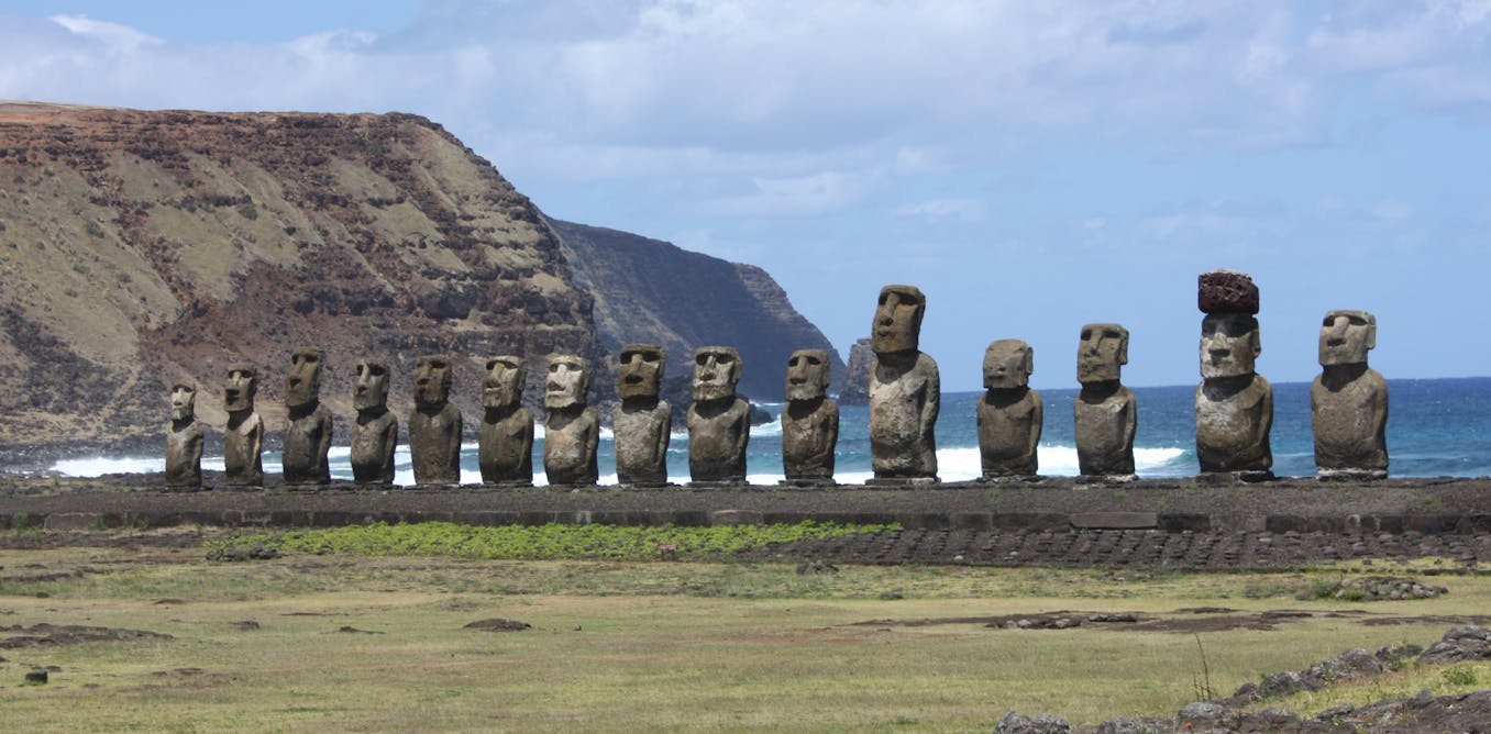 Остров Пасхи Чили статуи