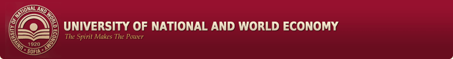 Institution logo of University of National and World Economy