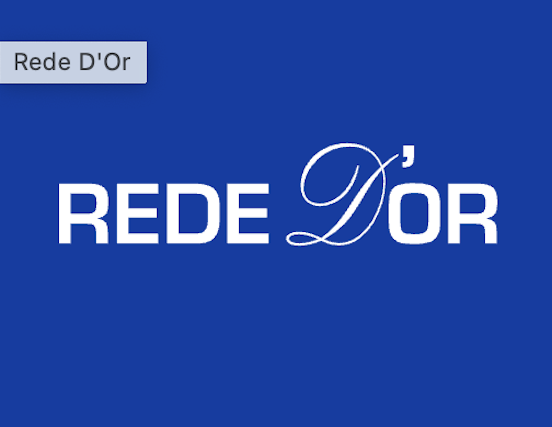 Institution logo of Rede D'Or